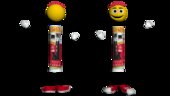 La Mascota HH de la tienda hhgregg CON EXPRESIONES FACIALES EN LAS CEJAS